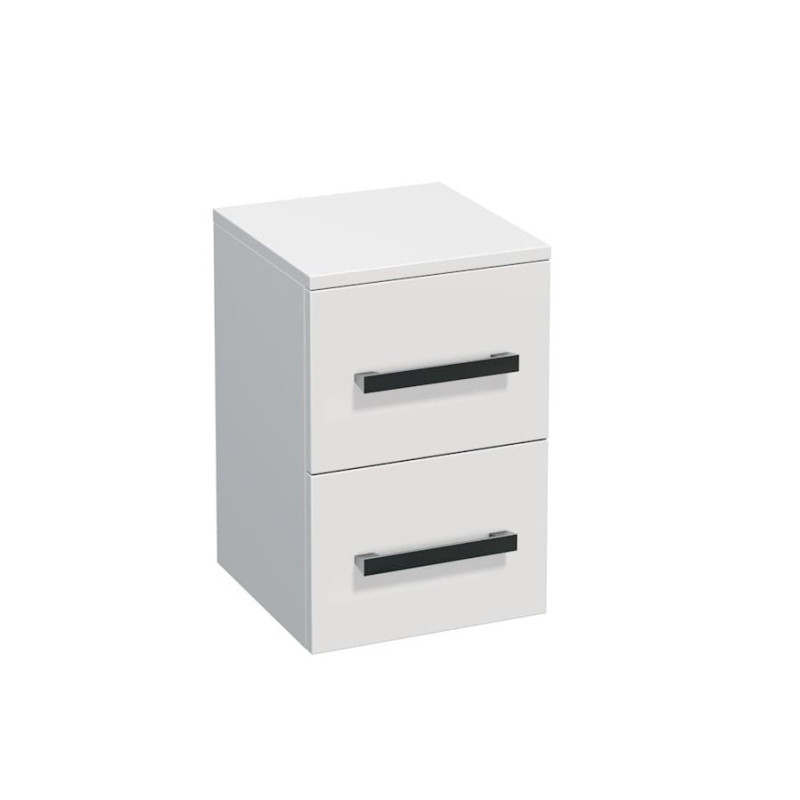 Koupelnová skříňka nízká SAT Cube Way 32,5x49,3x33 cm bílá lesk CUBE3CHN32BL