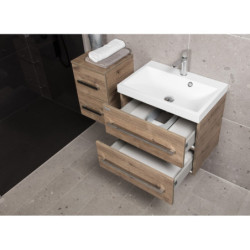 Koupelnová skříňka nízká SAT Cube Way 32,5x49,3x33 cm dub wellington CUBE3CHN32DW