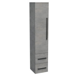 Koupelnová skříňka vysoká SAT Cube Way 35x163x33 cm beton CUBE3CHV35BE