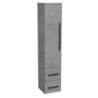 Koupelnová skříňka vysoká SAT Cube Way 35x163x33 cm beton CUBE3CHV35BE