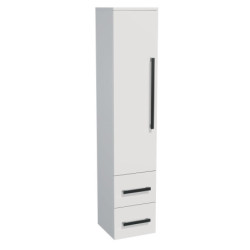 Koupelnová skříňka vysoká SAT Cube Way 32,5x163x33 cm bílá lesk CUBE3CHV35BL
