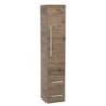 Koupelnová skříňka vysoká SAT Cube Way 32,5x162,5x33 cm dub wellington CUBE3CHV35DW