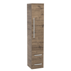Koupelnová skříňka vysoká SAT Cube Way 32,5x162,5x33 cm dub wellington CUBE3CHV35DW