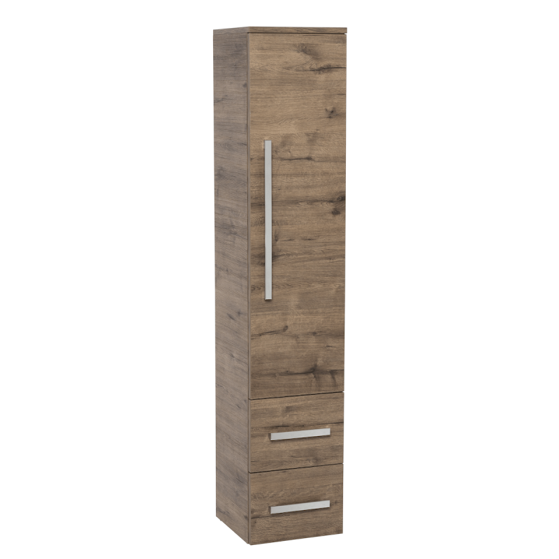 Koupelnová skříňka vysoká SAT Cube Way 32,5x162,5x33 cm dub wellington CUBE3CHV35DW