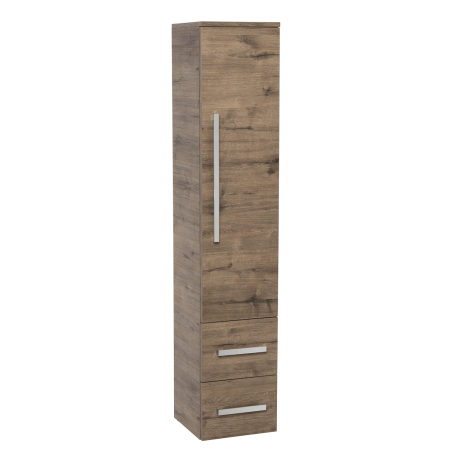 Koupelnová skříňka vysoká SAT Cube Way 32,5x162,5x33 cm dub wellington CUBE3CHV35DW