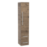 Koupelnová skříňka vysoká SAT Cube Way 32,5x162,5x33 cm dub wellington CUBE3CHV35DW