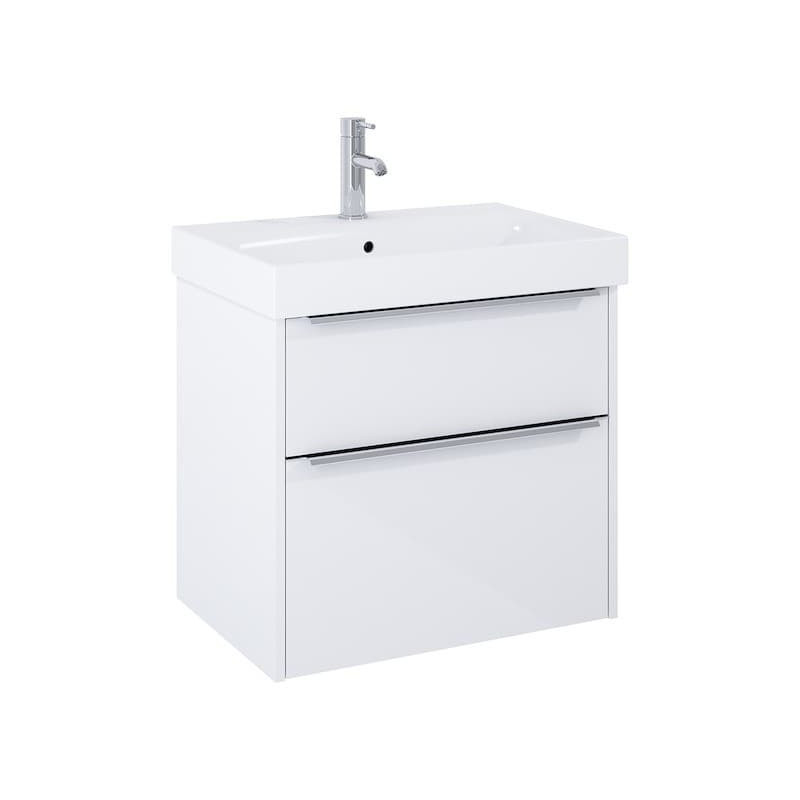 Koupelnová skříňka s umyvadlem Jika Cube 62,5x62x44 cm bílá lesk H40B2324025002