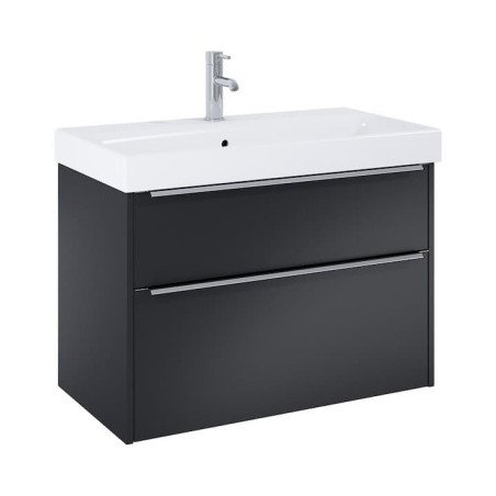 Koupelnová skříňka s umyvadlem Jika Cube 82,5x62x44 cm černá mat H40B2344023532