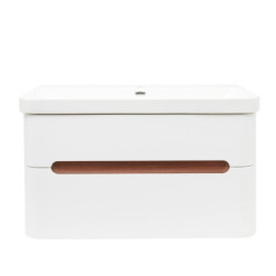 Koupelnová skříňka s umyvadlem SAT Fusion 97,5x53x45 cm bílá matná mat SATFUSION2100WMW