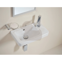 Umývátko Jika Cubito 45x25 cm otvor pro baterii vpravo H8114240001061