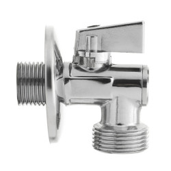 Rohový pračkový ventil s filtrem 1/2x3/4 +klapka Optima ET708L