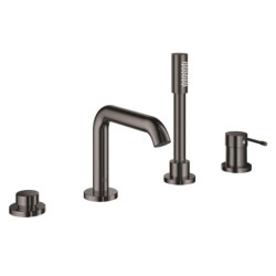 Vanová baterie GROHE Essence New s vanovým setem Hard Graphite 19578A01
