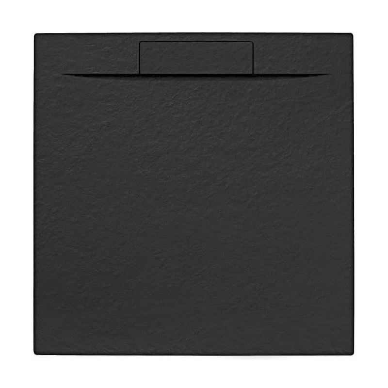 Sprchová vanička čtvercová SAT Fusion 90x90 cm litý mramor Grafito  SATFU9090G