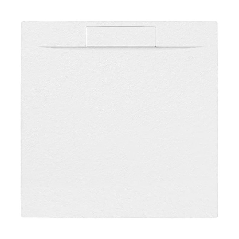 Sprchová vanička čtvercová SAT Fusion 90x90 cm litý mramor Blanco SATFU9090BL