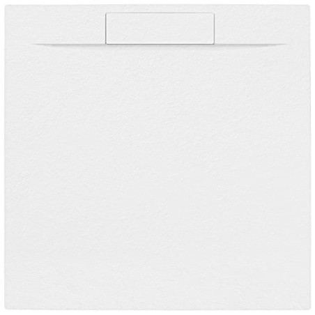 Sprchová vanička čtvercová SAT Fusion 90x90 cm litý mramor Blanco SATFU9090BL