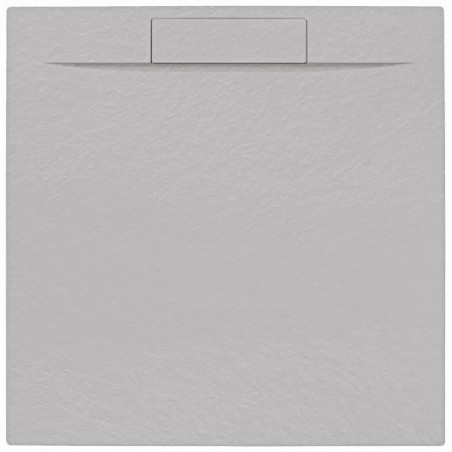 Sprchová vanička čtvercová SAT Fusion 90x90 cm litý mramor Gris Perla  SATFU9090GRP
