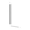 Sprchová zástěna Walk-in 105 cm SAT černá SATBWI105PRC