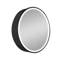 Zrcadlová skříňka s osvětlením SAT 60x60 cm černá SATZGALED60CE