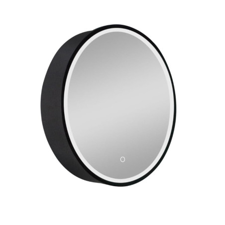 Zrcadlová skříňka s osvětlením SAT 60x60 cm černá SATZGALED60CE