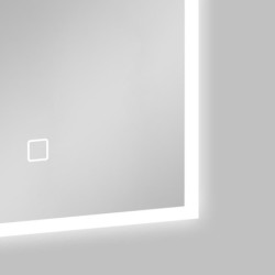 Zrcadlo se senzorem SAT Feel 60x80 cm bílá SATZFEELOBLED6080