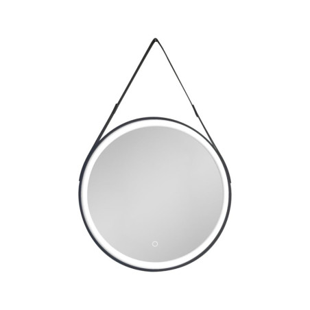 Zrcadlo se senzorem SAT 60x60 cm černá SATZREMLED60CE